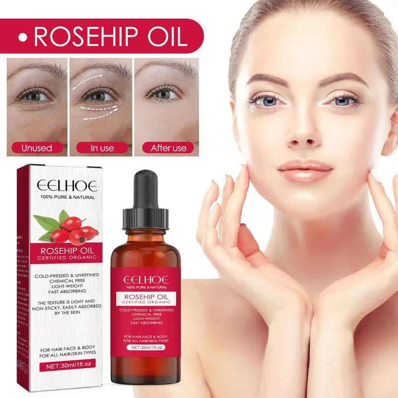 Cold Pressed Rose Hip - 30 мл органическое масло из семян