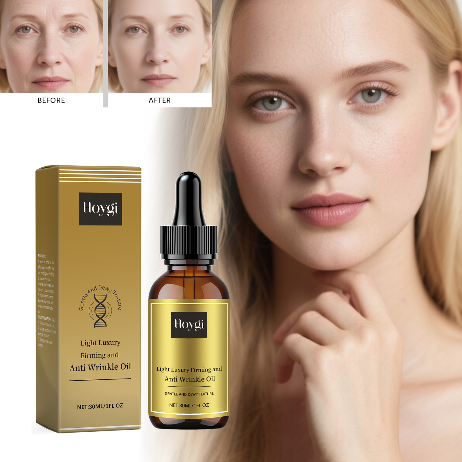 Luxury Skin Care - Укрепляющее масло для ухода за лицом,