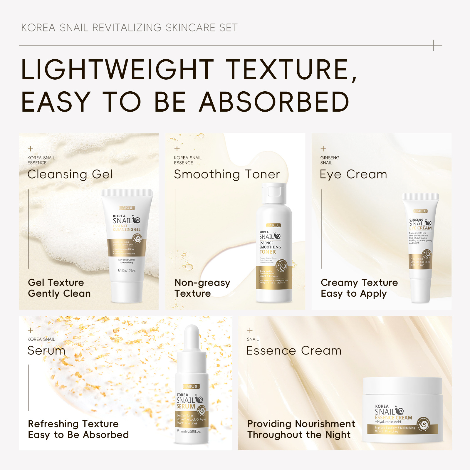 5 шт. в упаковке, корейский на – обзор и цена Luxury Skincare Set